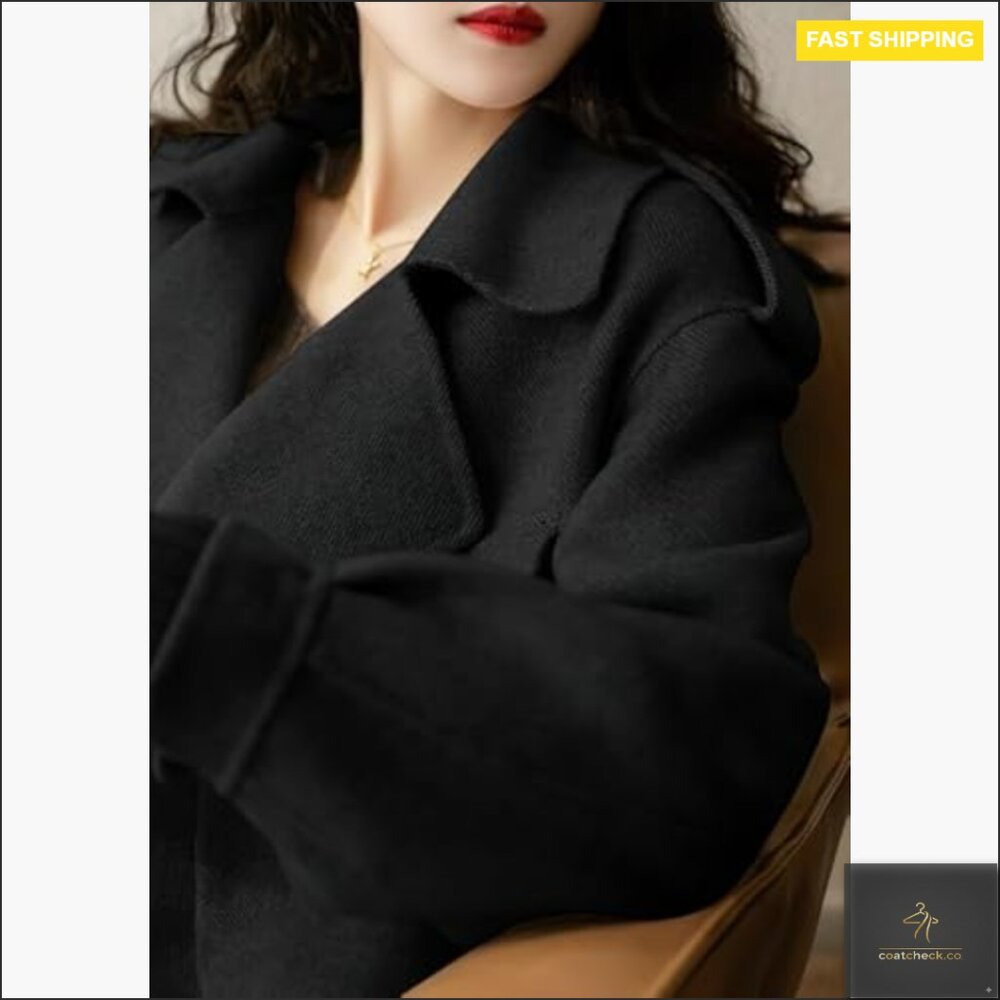 Cropped Wool Blazer Jacket Open Front Casual Eleg… - image 4